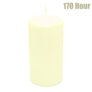 170 Hour Cream Votive Pillar Candle - Ivory Wax Church Candle