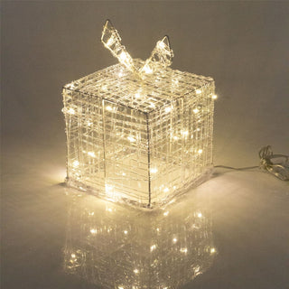 15cm LED Light Up Christmas Present Box | Light Up Xmas Present Box Illuminated Christmas Gift Box | LED Christmas Parcel Christmas Decorations