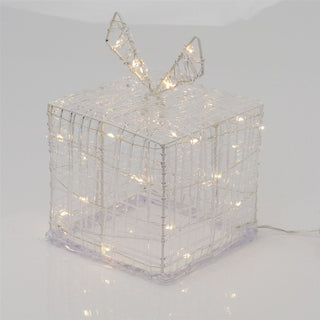 15cm LED Light Up Christmas Present Box | Light Up Xmas Present Box Illuminated Christmas Gift Box | LED Christmas Parcel Christmas Decorations