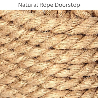 15cm Nautical Square Monkey's Fist Rope Doorstop ~ Natural Rope Door Stop