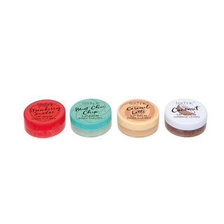 Lip Balm And Scrub 4 Piece Gift Set | 3 Vegan Lip Balms & 1 Sugar Lip Scrub