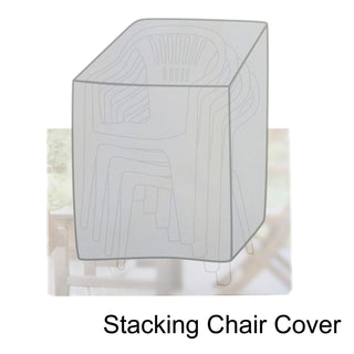 Waterproof Patio Stacking Chair Cover | BBQ Fire Bowl Chimenea Protective Outdoor Cover | Square Garden Furniture Covers