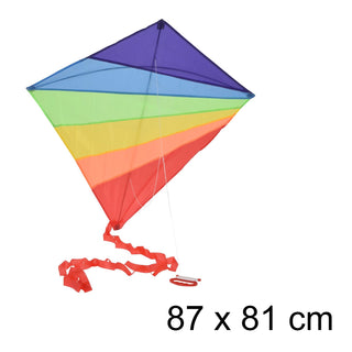 Children's Rainbow Kite Diamond Kite | Easy Fly Kite For Kids Boys Girls Kite | Kites For Children Outdoor Toys Flying Toys