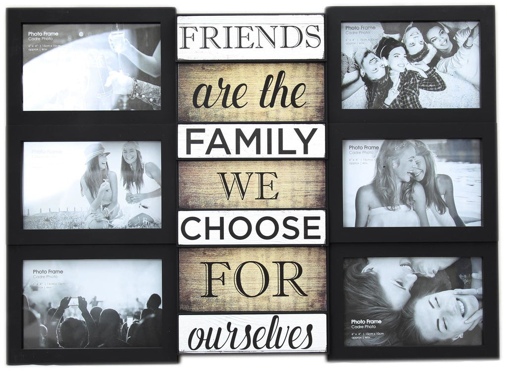 Wall Hanging Black Plastic Multiframe Collage Picture Quote Photo Fram ...