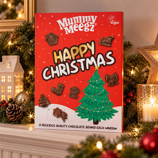 Mummy Meegz Vegan Chocolate Christmas Advent Calendar, Festive Shapes