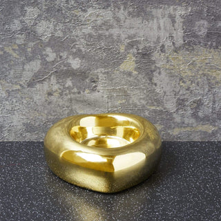 Gold Ceramic Heart Tealight Holders | Wedding Tea Light Votive Candle Holder