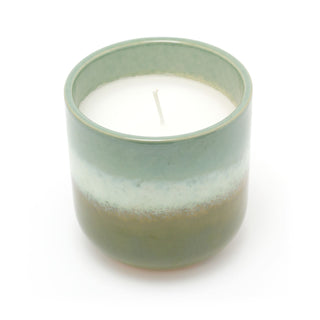 Ombre Glaze Ceramic Holder With Scented Candle | Eucalyptus Fragrance Candle And Pot | Decorative Candles