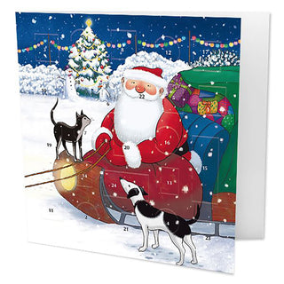Father Christmas Advent Calendar Greeting Card, Raymond Briggs Santa Design
