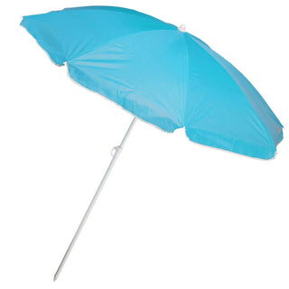 Beach Umbrella Sun Shade | Protective Sun Beach Parasol | Holiday Travel Beach Umbrella - Colour Varies One Supplied