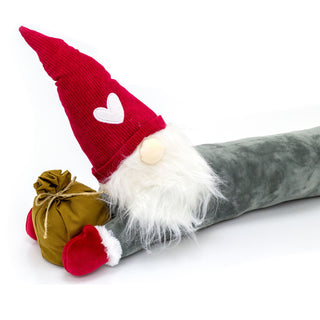 Christmas Gnome Draught Excluder | Fabric Gonk Draft Excluder Door Cushion