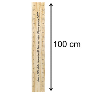 100cm Children's Wooden Height Chart | Kids Growth Chart Children's Room | Kids Bedroom Accessories