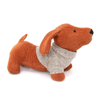 Dachshund Doorstop Dog Door Stop | Sausage Dog With Jumper Animal Doorstop