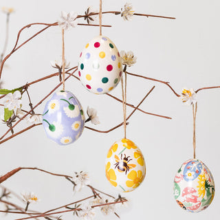 Emma Bridgewater - Hanging Mini Egg-Shaped Tin | Small Tin Egg - Easter Gifts