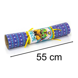 Giant Paw Patrol Christmas Cracker - Chase | Children Extra Large Xmas Cracker - 55cm