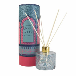 Jaipur Pink Fig 150ml Reed Diffuser | Home Fragrance Room Diffuser - Aroma Gift