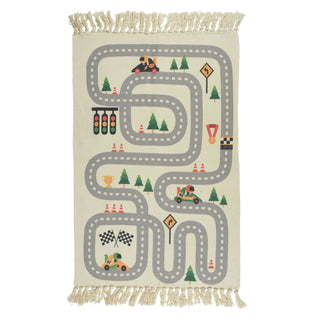 Childrens Race Track Rug | Area Rug For Kids Racing Track Circuit Rug 80 x 120cm