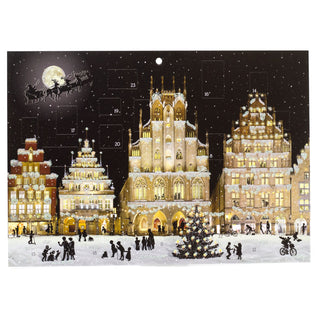 Christmas Advent Calendar Wintry City | Traditional Picture Advent Calendar