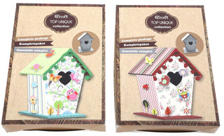 Make Your Own Birdhouse Childrens Card Paper Craft Kit ~ Birdhouse Kit