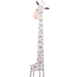 Children's Wooden Giraffe Shaped Measuring Height Chart | Kids Growth Chart Wall Mounted | Fun Animal Wall Height Chart For Kids - 70 To 160cm Height Chart