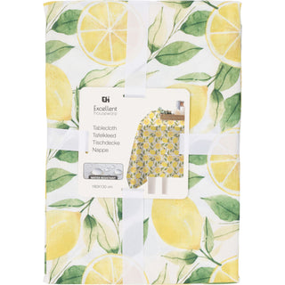 Lemon Fruit Dining Table Cloth, 180x130cm Rectangle Polyester Tablecloth