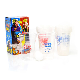 14 Piece Adult Beer Pong Drinking Game | Classic Drinking Games For Adults Beer Pong Set | Drinking Game Beer Pong Party Games For Adults