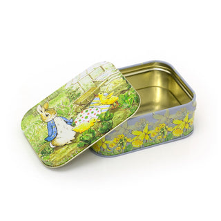 Beatrix Potter Peter Rabbit Small Rectangle Tin | Trinket Tin Easter Gift