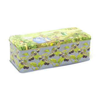 Beatrix Potter Peter Rabbit Storage Tin | Long Deep Storage Tin With Hinged Lid