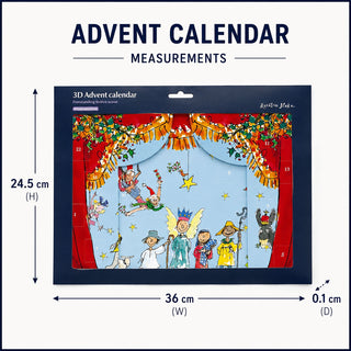 Quentin Blakes Nativity Play 3D Christmas Advent Calendar, 24 Doors