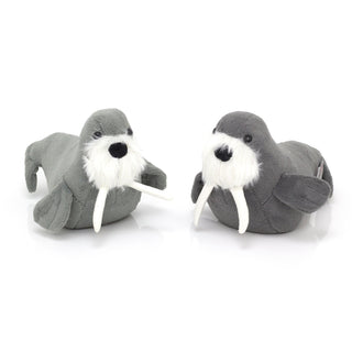 Adorable Grey Walrus Door Stop | Decorative Fabric Novelty Doorstop | Marine Animal Door Stopper - Colour Varies One Supplied