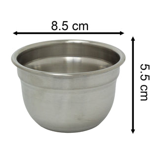 Mini Stainless Steel Mixing Bowl, 8.5cm Stackable Kitchen Prep Bowl - 140ml