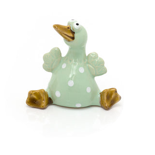 Ceramic Duck Ornament Duck Statue | Mini Duck Figurine Statue | Bird Sculpture Duck Decorations