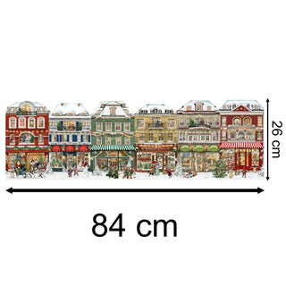 Freestanding Christmas Advent Calendar The Christmas Shops | Fold Out Advent Calendar Traditional Advent Calendar | Picture Advent Calendar Paper Advent Calendar