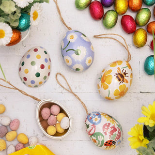 Emma Bridgewater - Hanging Mini Egg-Shaped Tin | Small Tin Egg - Easter Gifts