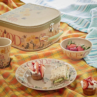 Emma Bridgewater - Bee Good 3 Piece Rice Husk Set | Childrens Dining Picnic Set