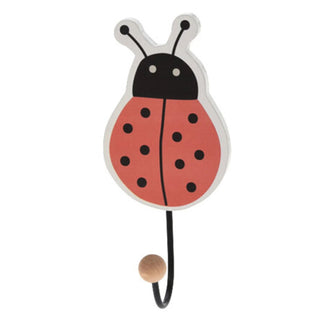 Children's Wall Hooks Kids Insect Coat Hook | Childs Bedroom Wooden Wall Hook Children's Peg Hooks | Kids Novelty Wall Hook - Design Varies One Supplied