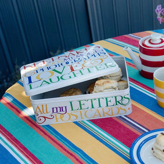 Emma Bridgewater - Rainbow Toast Mementos Extra Large Rectangular Tin Memory Box