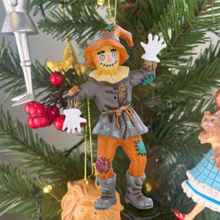 Wizard of Oz Christmas Baubles, Set of 6 Gisela Graham Resin Tree Decorations