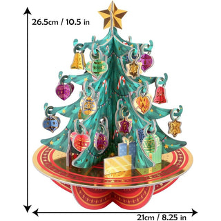 3D Christmas Tree Advent Calendar | Pop - Up Pirouette Countdown Calendar