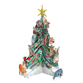 3D Christmas Tree Advent Calendar, Wild Winter's Song Pop & Slot Woodland