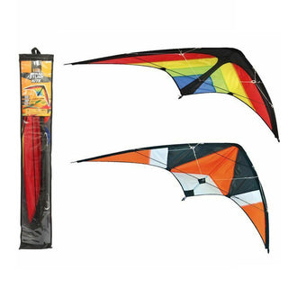 V12 Delta Pro-series Kite Dual Line Stunt Kite | Kids Adults Two Line Sports Kite | Outdoor Power Kite Stunt Kite - Colour Varies One Supplied