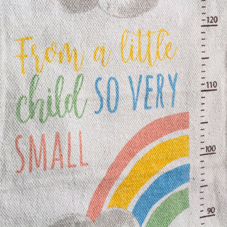 Children's Cotton Rainbow Height Chart | Kids Wall Growth Chart 50 To 150 cm