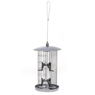3 In 1 Bird Feeding Station Hanging Bird Feeder | Bird Seed Feeder Suet Fat Ball Feeder Nut Feeder | Bird Feeders Hanging Bird Feeders For Wild Birds