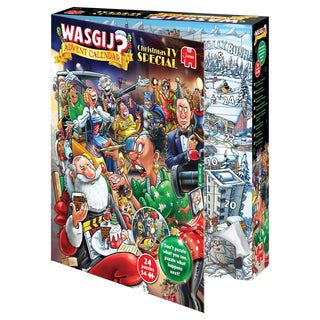 Wasgij Advent Calendar Christmas TV Special! 24 x 54 Piece Jigsaw Puzzle