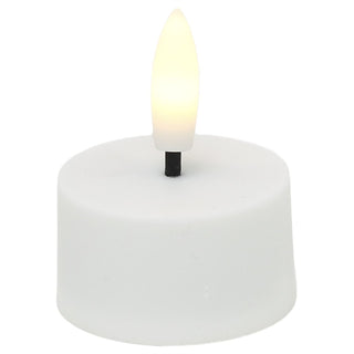 4 LED Rechargeable Tealight Candles and Charger, Rechargeable Flameless Set of 4