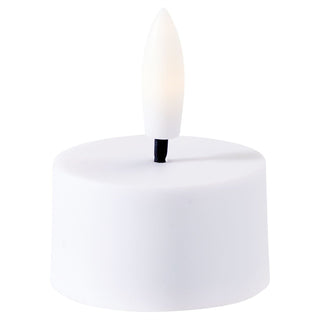 4 LED Rechargeable Tealight Candles and Charger, Rechargeable Flameless Set of 4