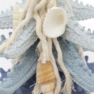 Set Of 3 Resin Starfish Nautical Decoration | Nautical Ornament Hanging Seaside Decoration | Ocean Triple Starfish Ornament
