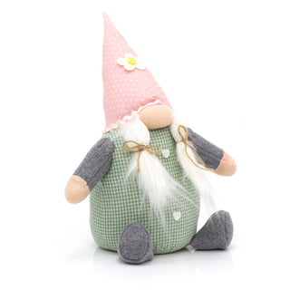 Sweet Nordic Gnome Gonk Door Stop | Decorative Fabric Novelty Doorstop | Girl Gnome Door Stopper