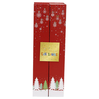 Red Folding Fill Your Own Christmas Advent Calendar, 24 Drawer Countdown