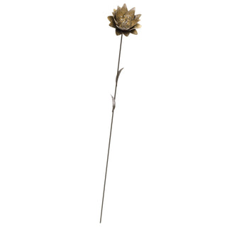 64cm Decorative Metal Flower Shaped Plant Stake | Garden Stake Flower Plant Support Stake | Metal Garden Stake Flower Canes - Design Varies One Supplied