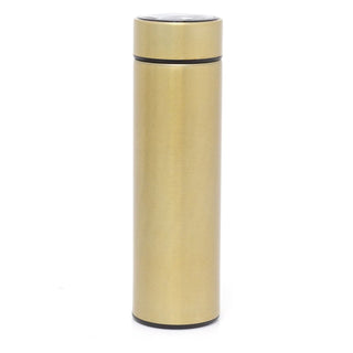 450ml LED Thermos Flask Digital Temperature Display Travel Flask | Stainless Steel Insulated Vacuum Flask | Smart LED Hydro Drinks Flask - Colour Varies One Supplied